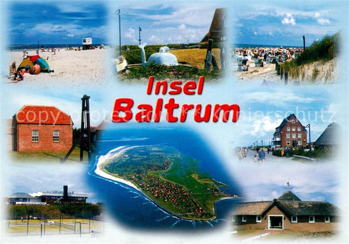 Baltrum Nordseebad Fliegeraufnahme Strand