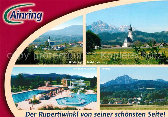 Ainring Ulrichshoegl Feldkirchen Schwimmbad Panorama