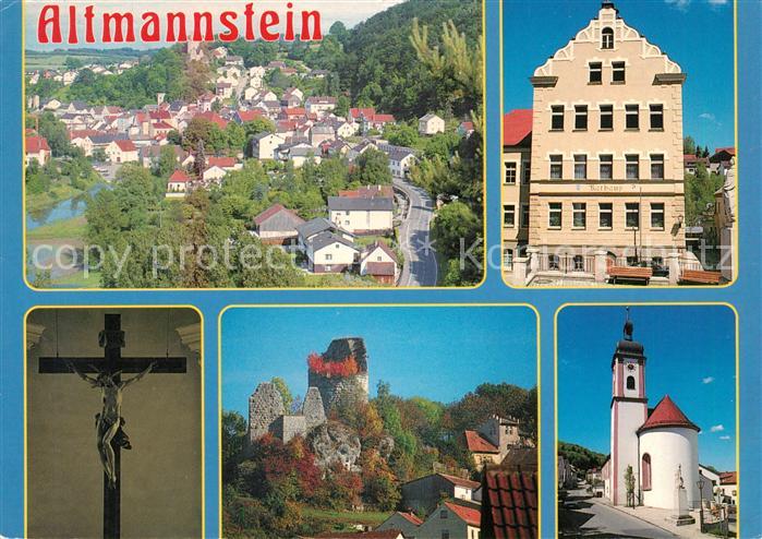 Altmannstein Fliegeraufnahme Kirche Kreuz