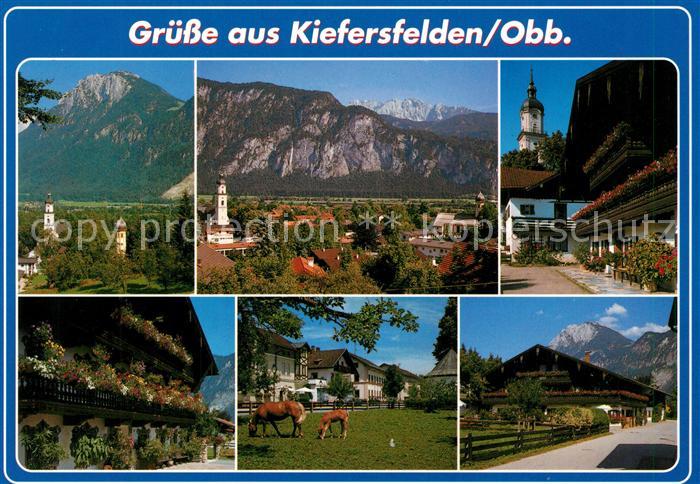 Kiefersfelden Panoramen Kirchen Pferde
