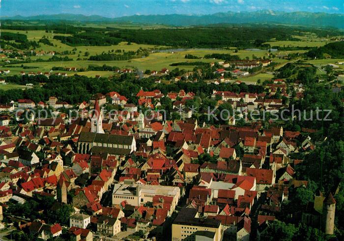 Kaufbeuren Fliegeraufnahme Wetterstein Hochgebirge Zugspitze Kenzen Hochgebirge