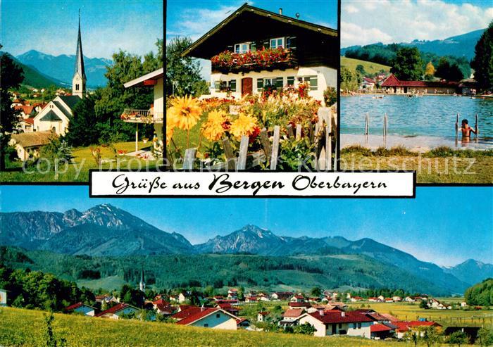 Bergen Chiemgau Schwimmbad Kirche Hochfelln Hochgern