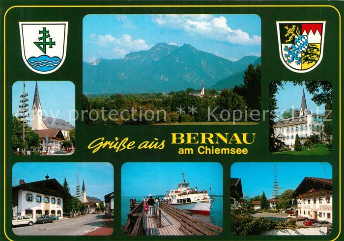 Bernau Chiemsee Kirchturm Faehrschiff Kirche