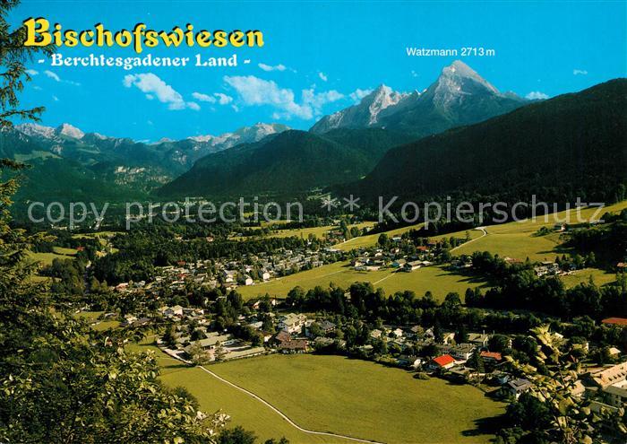 Bischofswiesen Fliegeraufnahme Watzmann