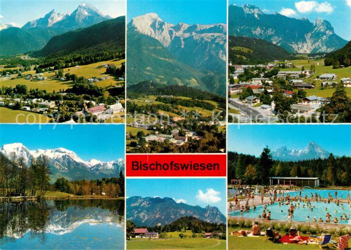 Bischofswiesen Schwimmbad Panoramen Fliegeraufnahme