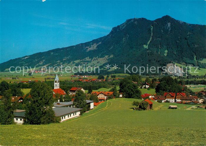 Blaichach Allgaeu Kirche Panorama Gruenten