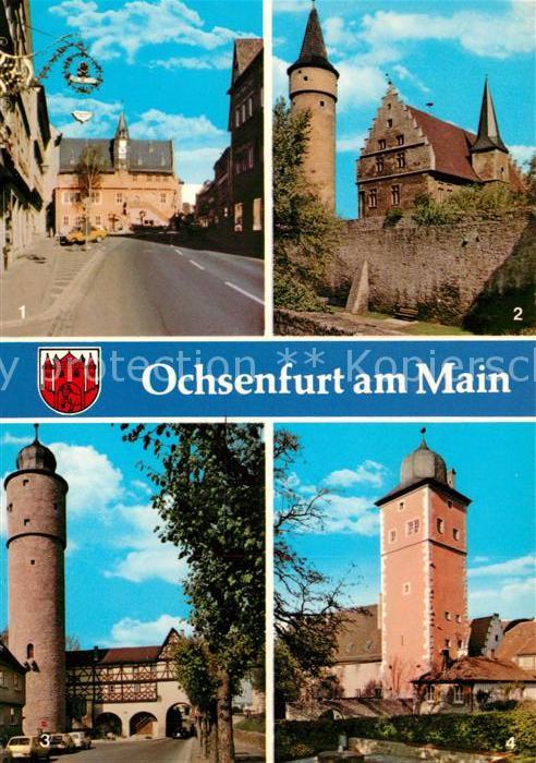 Ochsenfurt Rathaus Schloss Bollwerk Unteres Tor