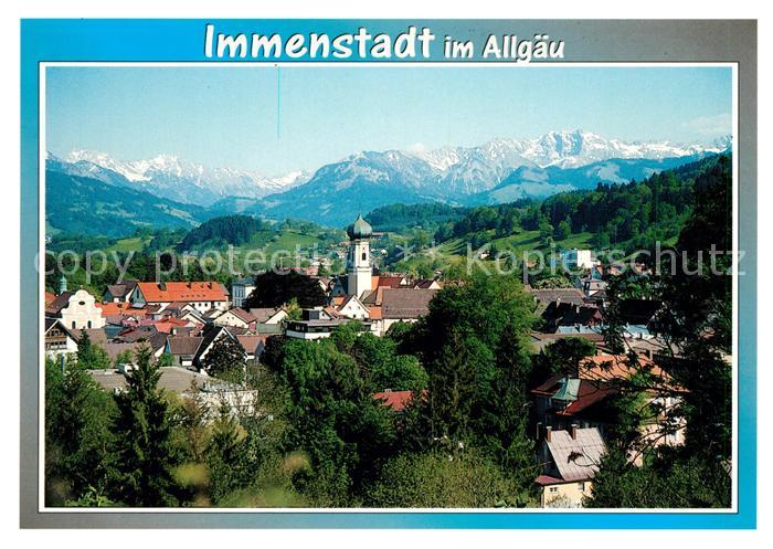 Immenstadt Allgaeu Kirche Alpenkette