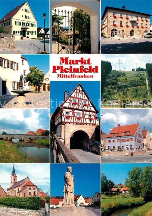 Pleinfeld Fachwerk Stadttor Brunnen Rodelbahn