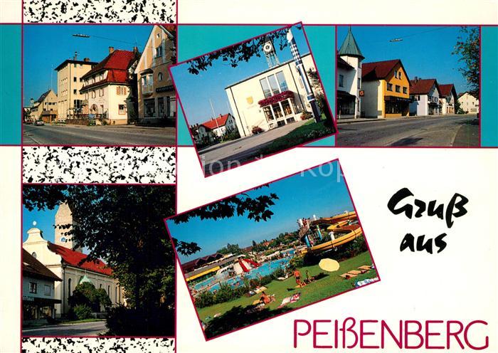 Peissenberg Rathaus Schwimmbad Kirche