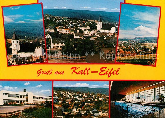 Kall Schwimmbad Kirche Panorama