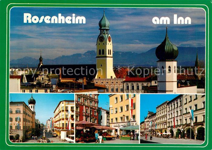 Rosenheim Bayern Kirchen Stadtansichten