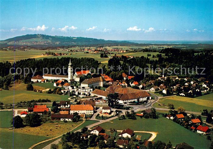 Rottenbuch Oberbayern Fliegeraufnahme Kloster Mariae Geburt Hohenpeissenberg