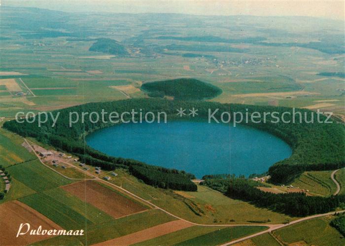 Gillenfeld Eifel Fliegeraufnahme PUlvermaar