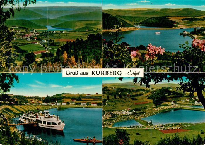 Rurberg Faehrschiff Fliegeraufnahme