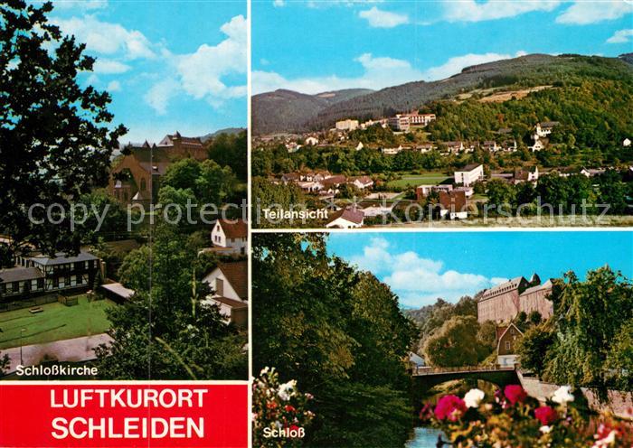 Schleiden Eifel Schlosskirche Schloss Panorama
