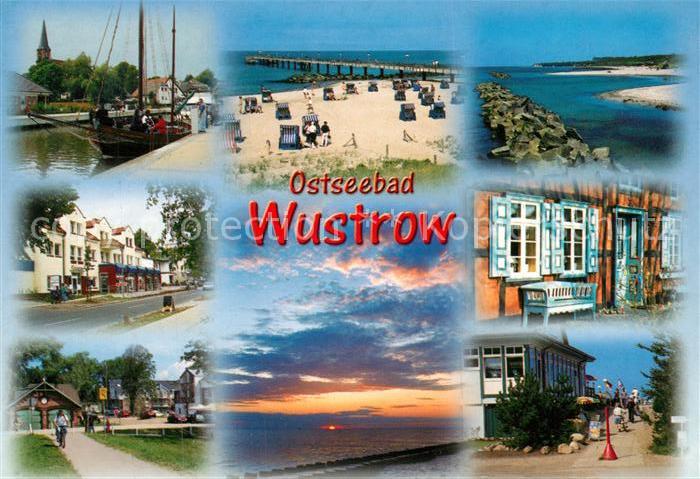 Wustrow Ostseebad Hafen Stadtansichten Strand