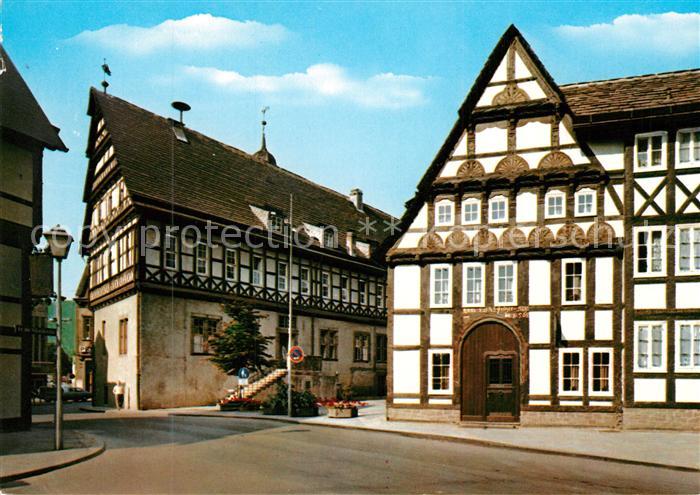 Hoexter Weser Kuesterhaus Fachwerkhaus