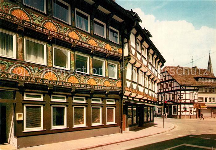 Hoexter Weser Fachwerkhaeuser