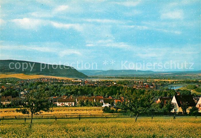 Hoexter Weser Panorama