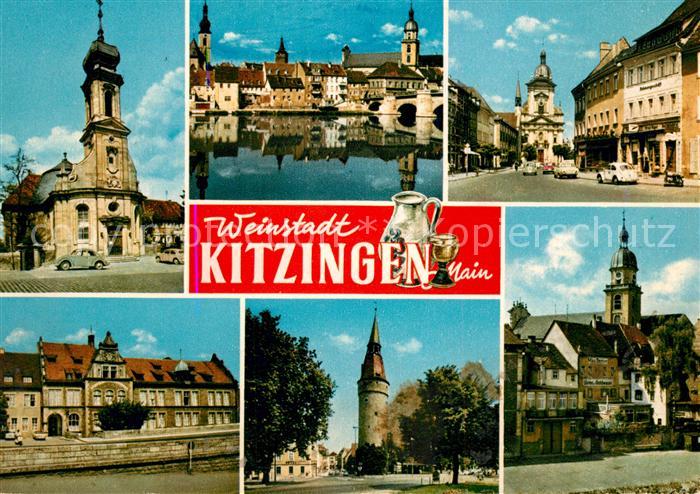 Kitzingen Main Panorama Kirche Bruecke