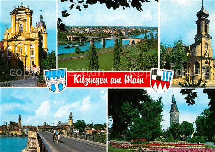 Kitzingen Main Kirche Bruecke Park