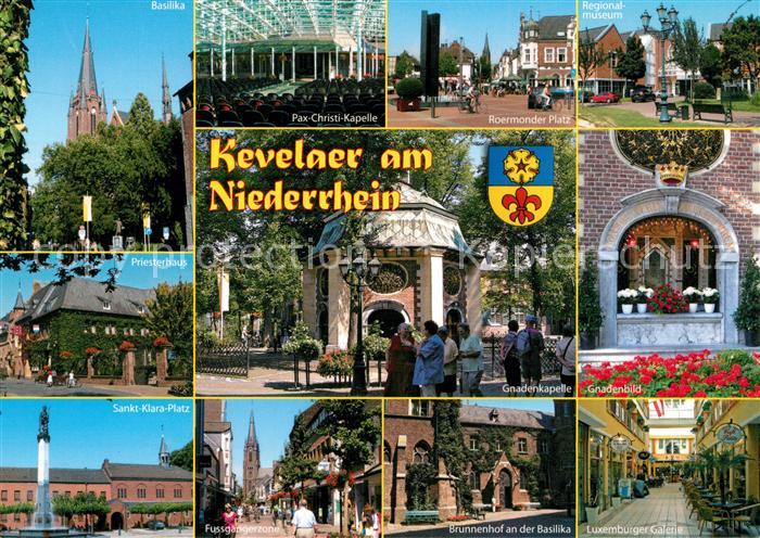 Kevelaer Basilika Sankt Klara Platz Brunnenhhof Luxemburger Galerie Gnadenbild
