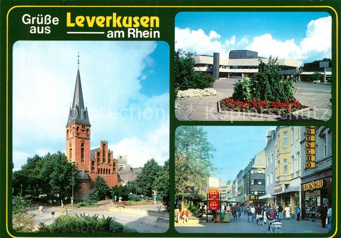 Leverkusen Kirche Stadtansicht