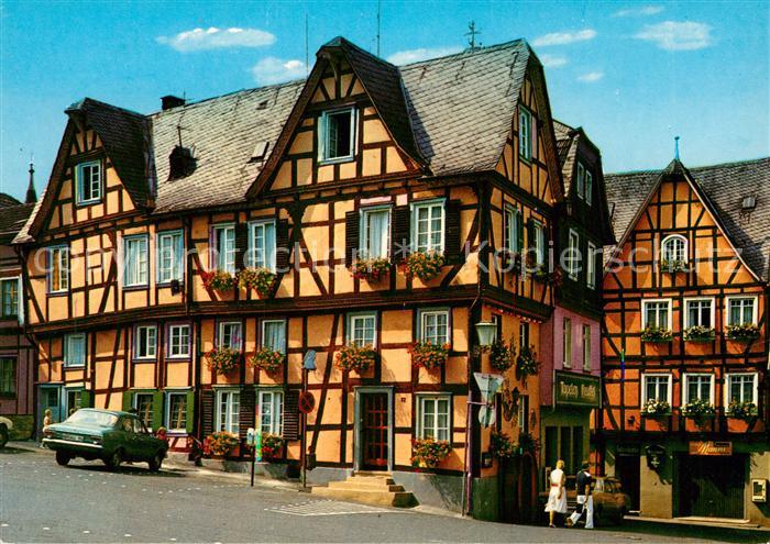 Linz Rhein Alte Fachwerkhaeuser