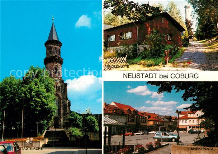 Neustadt Coburg Kirche Marktplatz