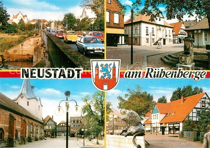 Neustadt Ruebenberge Brunnen Denkmal Ortsansichten