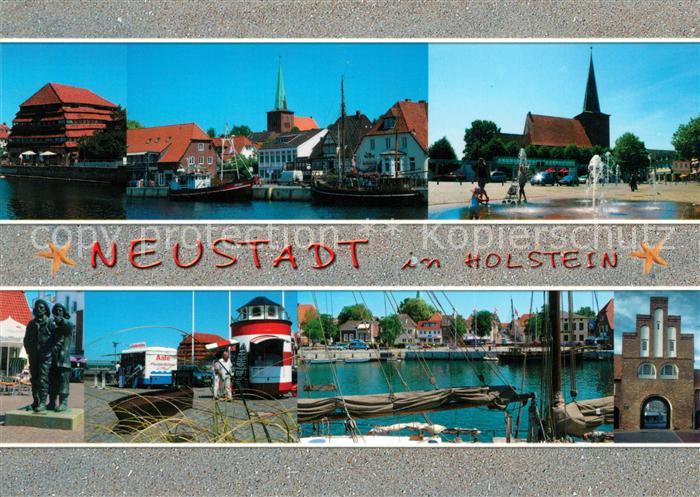 Neustadt Holstein Hafen Denkmal Ansichten