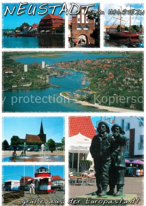 Neustadt Holstein Fliegeraufnahme Denkmal Ansichten