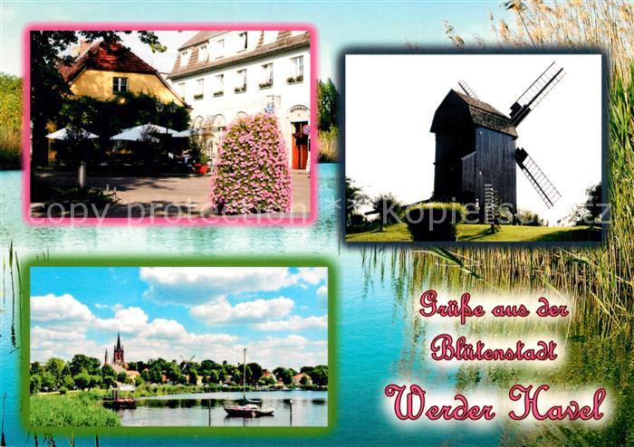 Werder Havel Windmuehle Hafen