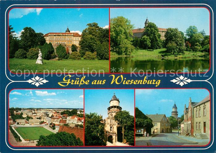Wiesenburg Sachsen Schloss Schlosspark Goetheplatz Maennekentor Schlossturm