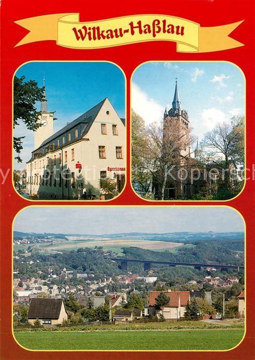 Wilkau-Hasslau Panorama Bruecke Kirche