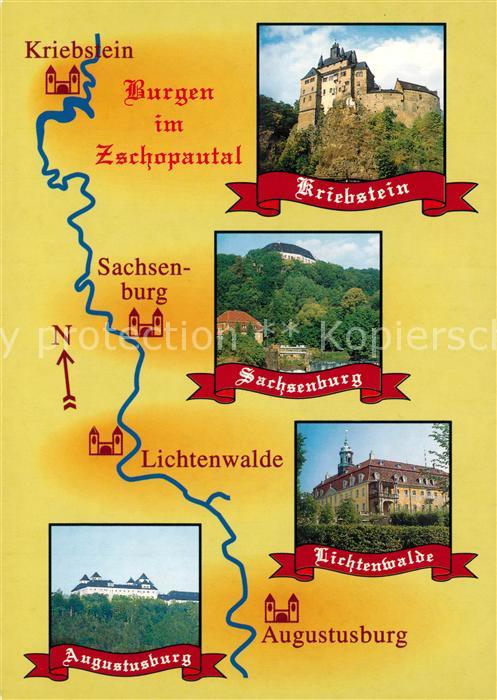 Augustusburg Burgen und Schloesser Sehenswuerdigkeiten im Zschopautal