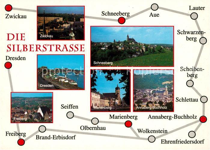 Dresden Sehenswuerdigkeiten entlang der Silberstrasse ueber Wolkenstein Annaberg