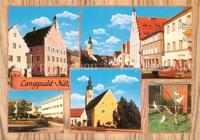 Langquaid Ortsmotive Innenstadt Kirche