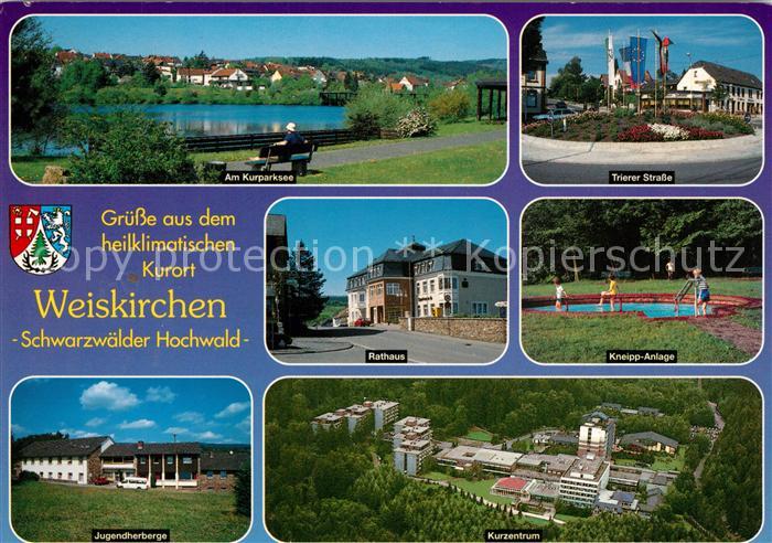Weiskirchen Saar Kurparksee Trierer Strasse Rathaus Kneippanlage Jugendherberge