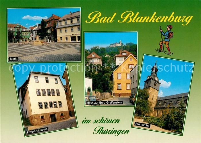 Bad Blankenburg Markt Froebel Museum Burg Greifenstein Pfarrkirche