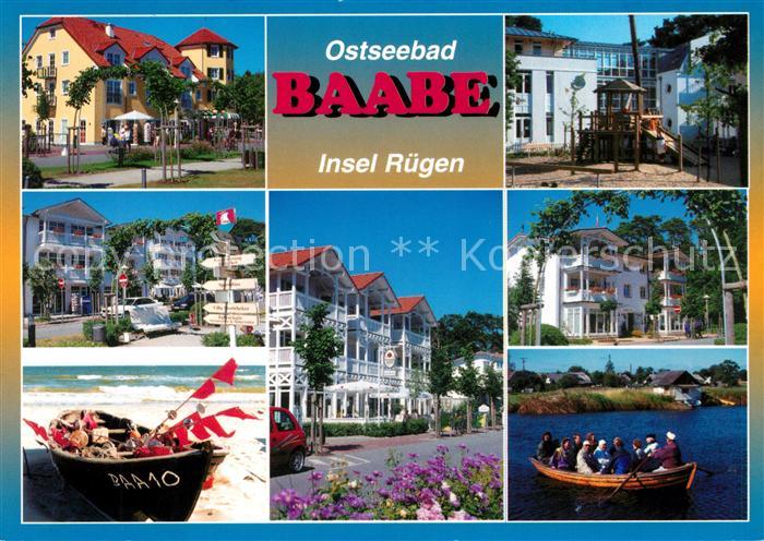 Baabe Ostseebad Ruegen Hotels Restaurant Kurhaeuser Strand Ruderboot