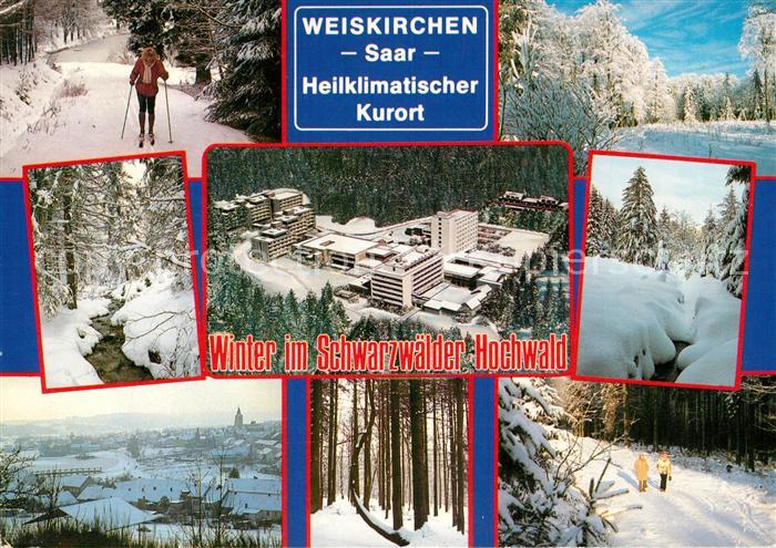 Weiskirchen Saar Winterlandschaft Waldpartie Skilanglauf Heilklimatischer Kurort