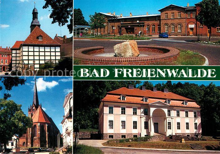 Bad Freienwalde Konzerthalle St Georg Kirche St Nikolai Bahnhofsvorplatz Kurmitt