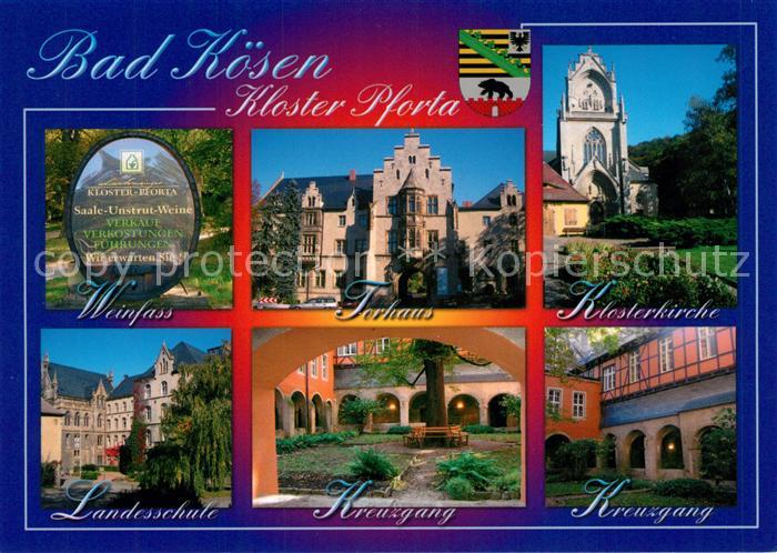 Bad Koesen Kloster Pforta Weinfass Landesschule Torhaus Kreuzgang Klosterkirche