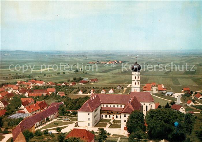 Moenchsdeggingen Kloster Fliegeraufnahme