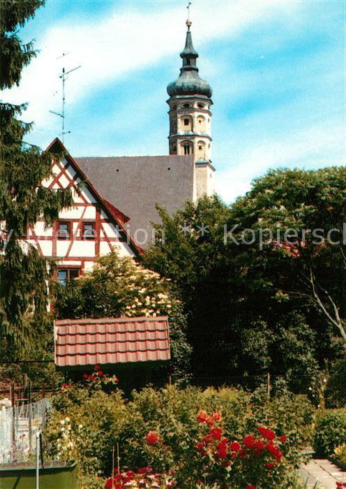 Munderkingen Blick zur Stadtpfarrkirche