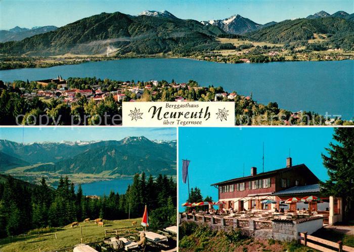 Neureuth Tegernsee Alpenpanorama Berggasthaus Neureuth Sonnenterrasse Fernsicht