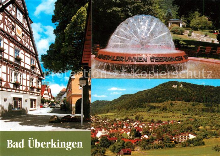 Bad ueberkingen Altstadt Fachwerkhaus Mineralbrunnen Landschaftspanorama