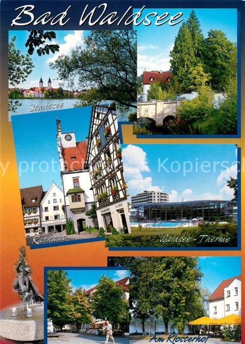 Bad Waldsee Stadtsee Rathaus Waldsee Therme Klosterhof
